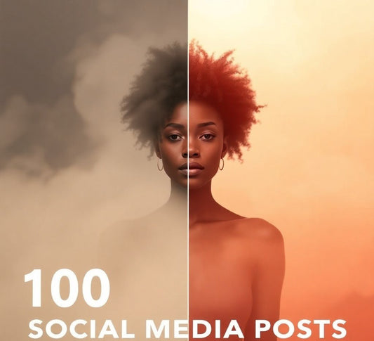 100 Motivating Melanin Social Media Posts (PLR & MRR) - InspireGrowAcademy