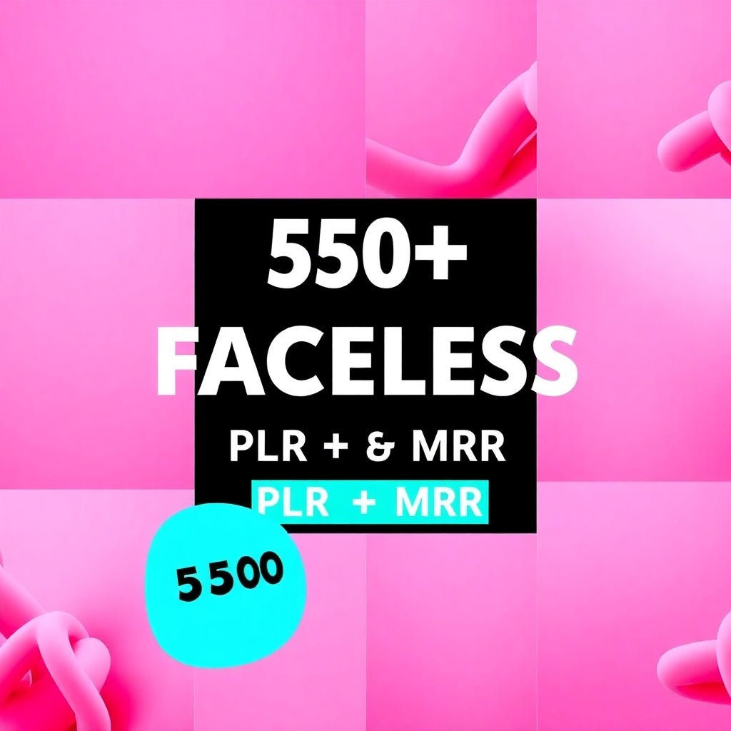 550+ Pink Aesthetic Faceless Reels & Social Media Posts | PLR & MRR | Canva - Editable - InspireGrowAcademy