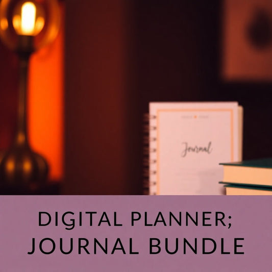 📒 Digital Planner & Journal Bundle | Editable Canva & PDF Planners | PLR & MRR Included - InspireGrowAcademy