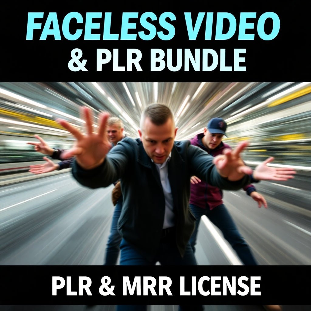 Faceless Video & Reels PLR Bundle | Social Media Marketing Content | PLR & MRR License - InspireGrowAcademy