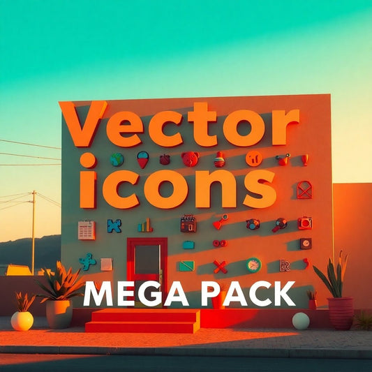 Vector Icons Mega Pack | Scalable Graphics for Branding & Web Design | PLR & MRR - InspireGrowAcademy